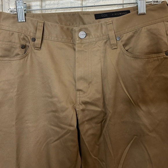 J. Hilburn Khaki Pants, size 32 Waist X 32.5 Inseam. - Picture 2 of 6